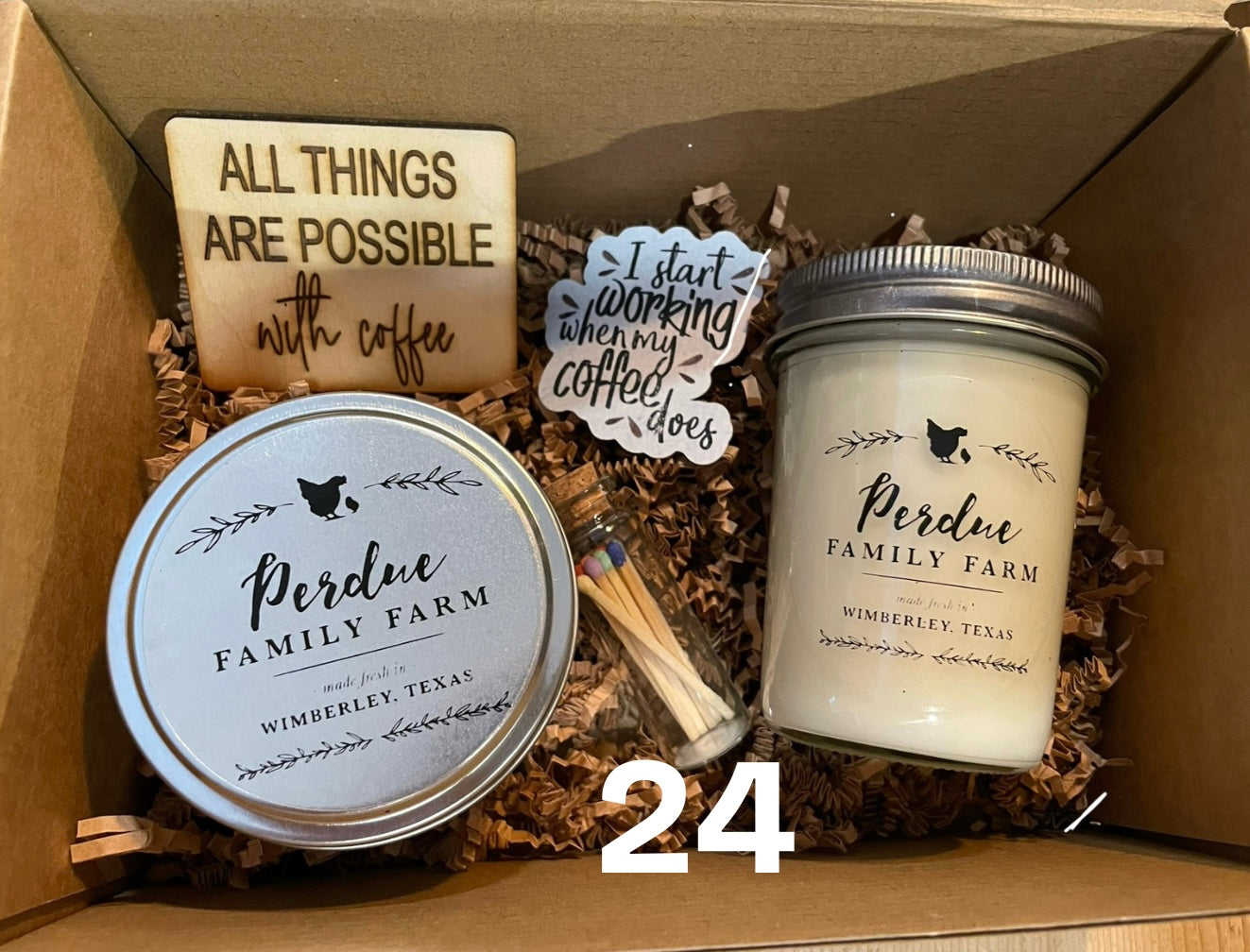 2 candle gift box