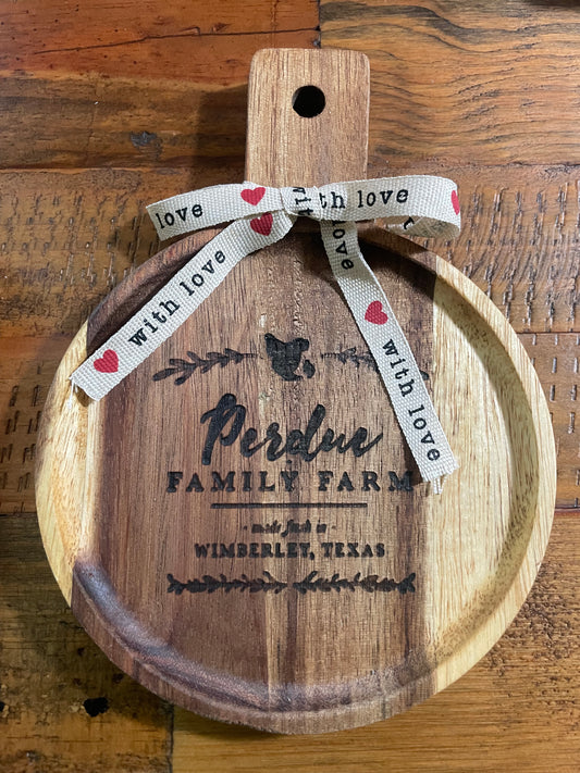 mini charcuterie board round